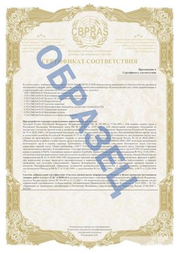 Образец Приложение к СТО 01.064.00220722.2-2020 Нефтекамск Сертификат СТО 01.064.00220722.2-2020 